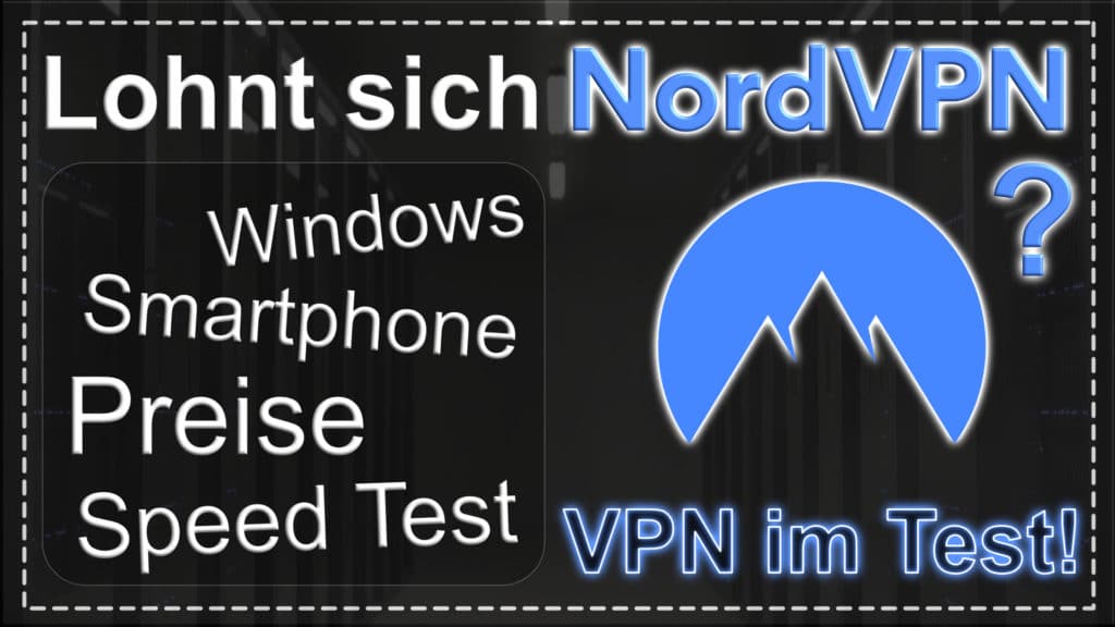 NordVPN Test 2021 - Beitragsbild mit Logo